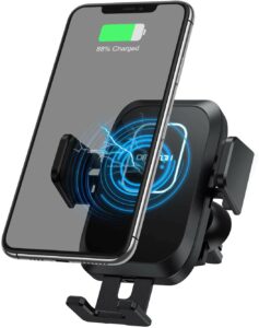 Qi Auto KFZ Wireless Charger Handy Ladematte Automatisch Induktions  Ladegerät